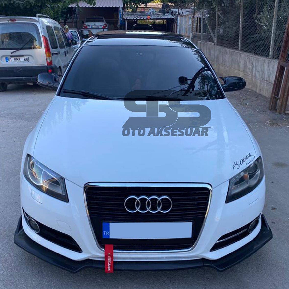 Audi A3 8P Batman Yarasa Ayna Kapağı Piano Black / 2008-2012