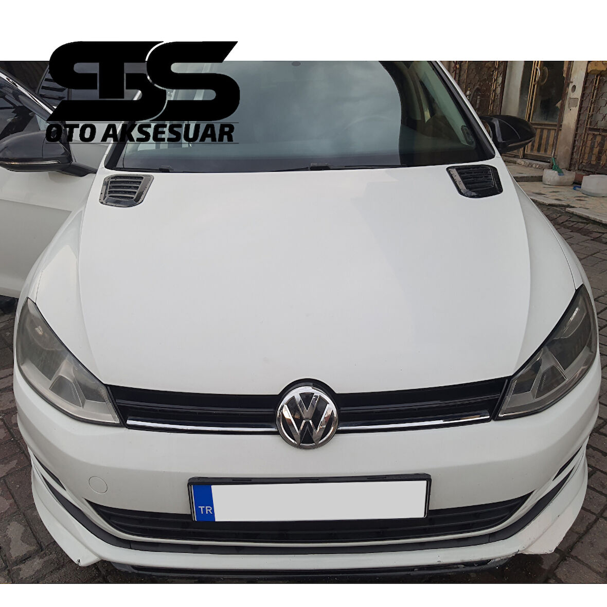 Volkswagen Polo Uyumlu Piano Black Kaput Üstü Havalandırma Izgarası