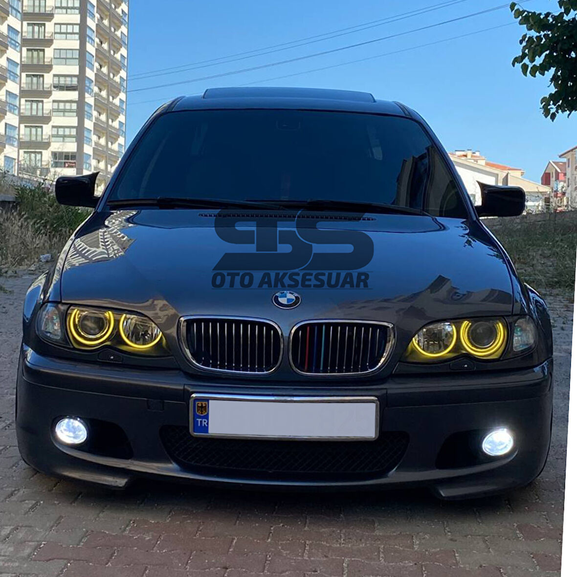 Bmw E46 Batman Yarasa Ayna Kapağı Piona Black 1998 - 2005 Arası Kasalara Uyumlu