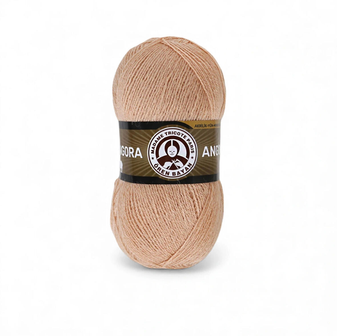 Ören Kadın Angora Bej El Örgü İpi - 079