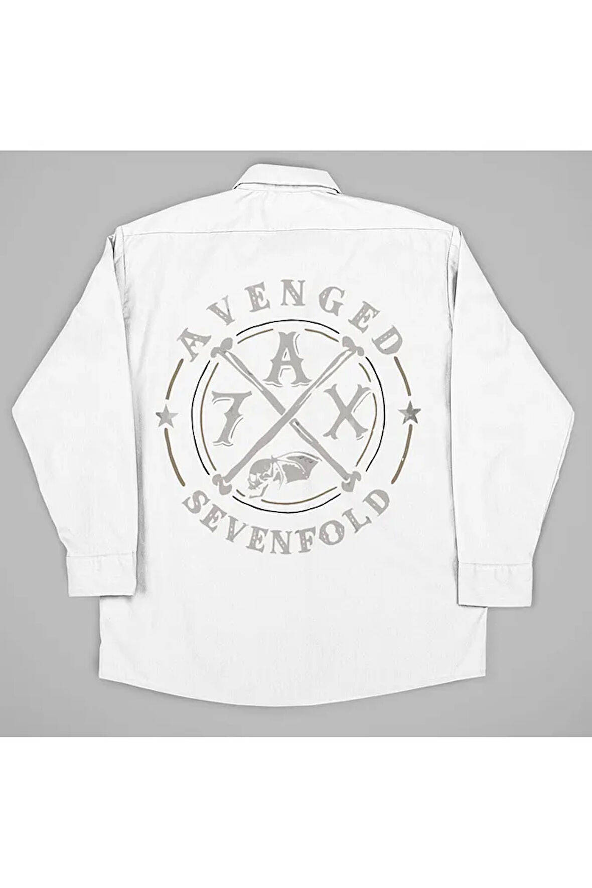 Avenged Sevenfold Rock Metal Müzik Grubu Baskılı Unisex Gömlek