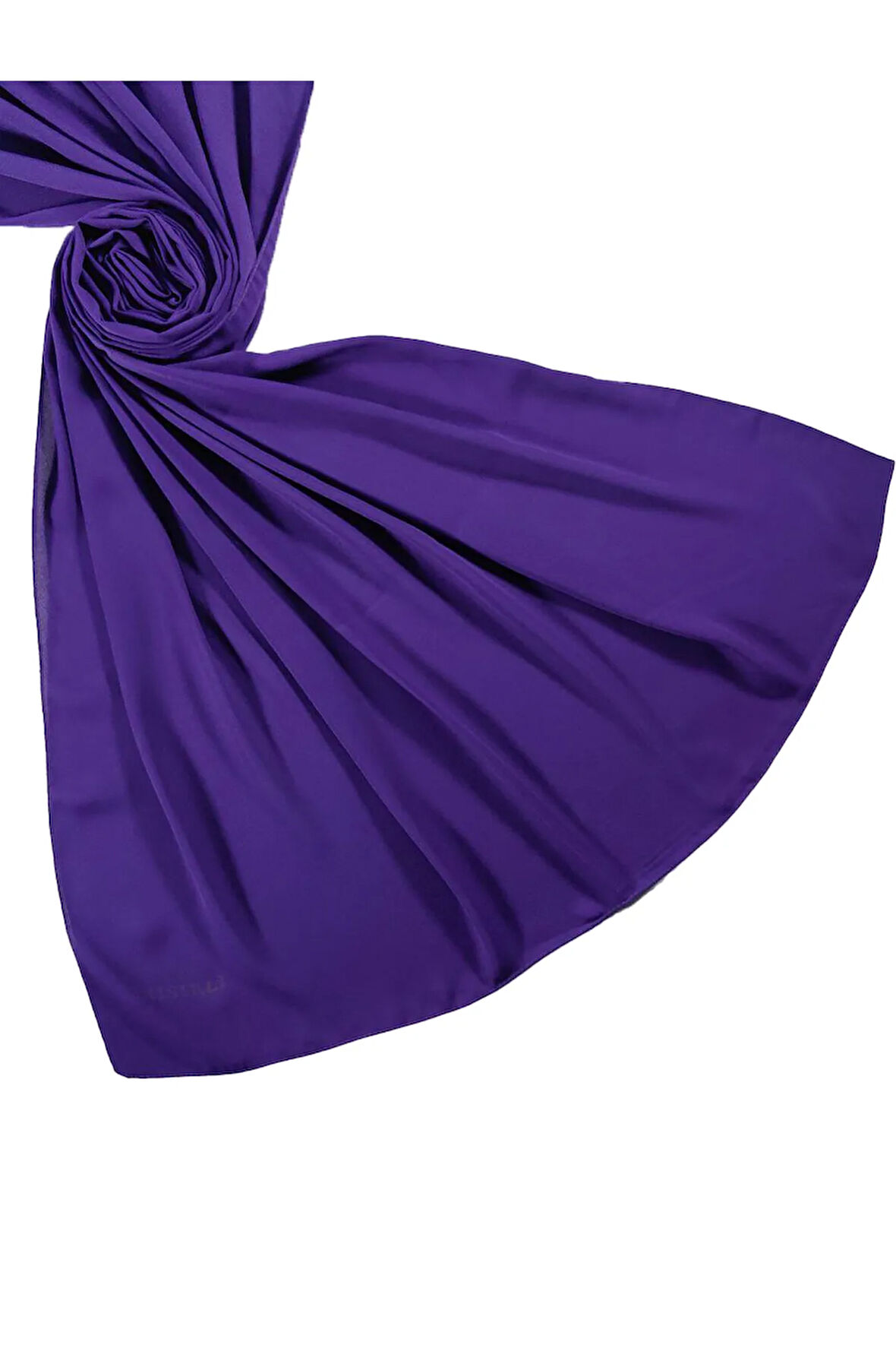 Mısırlı Eşarpları Queen Krep Düz Renk Şal