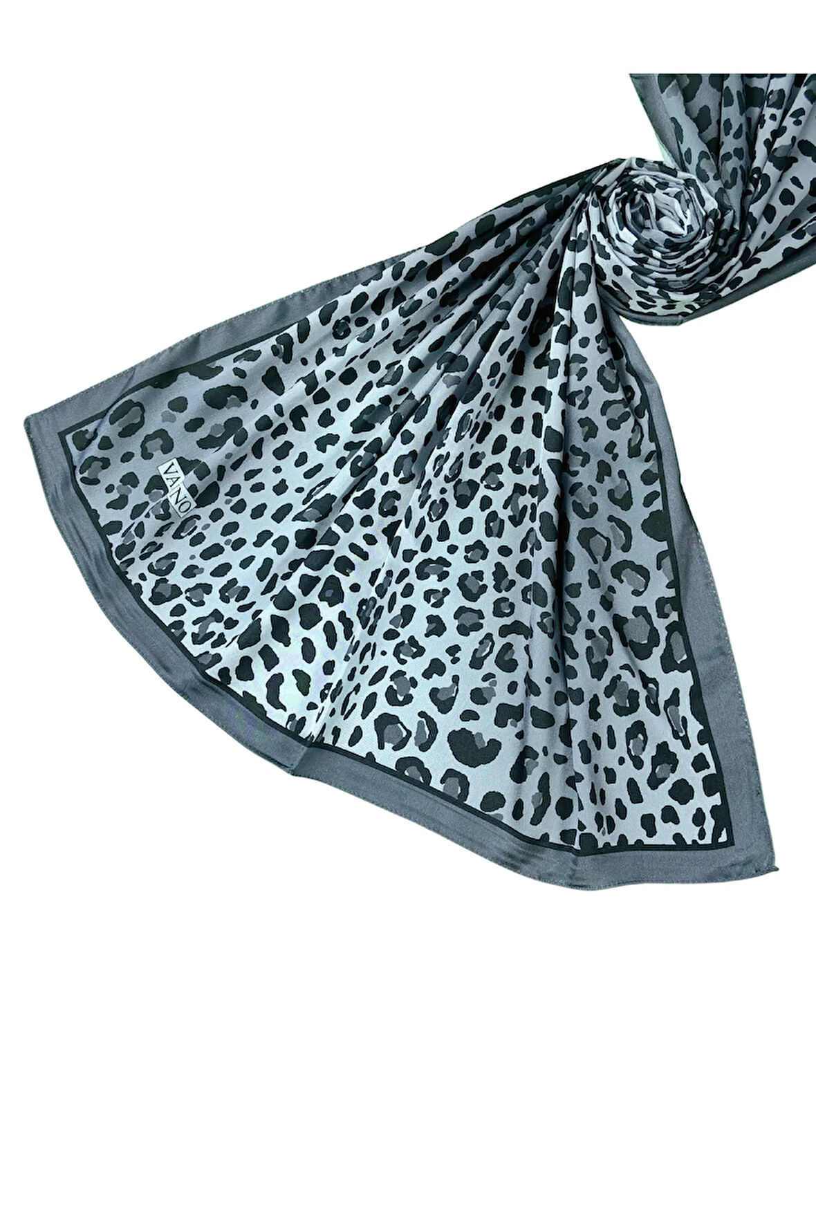 Mısırlı Eşarpları Jan Jan Leopar Desenli Şal