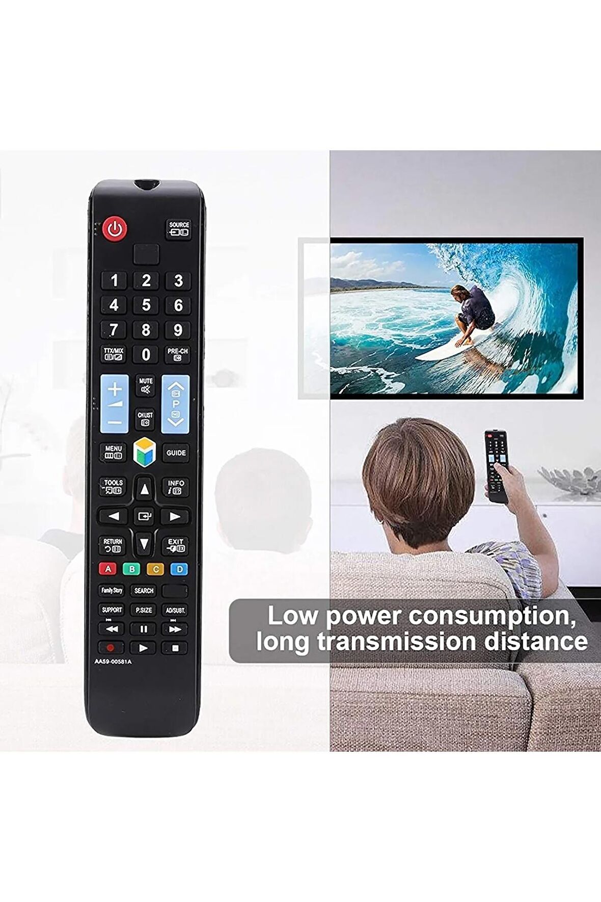 Tv Kumandası Smart Tuşlu Bn59-01198q Tüm Modellere uyumlu