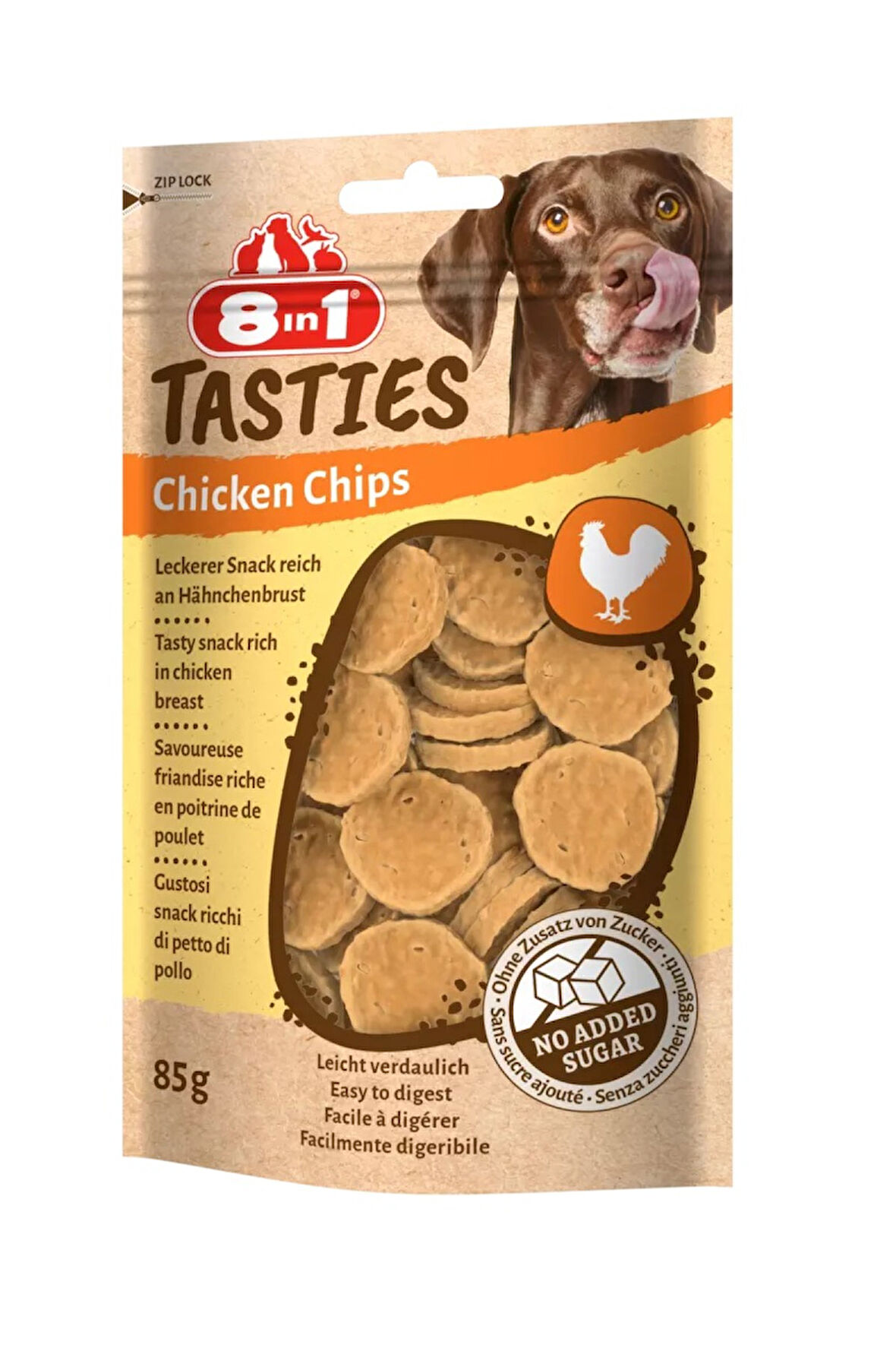 8in1 Tasties Chicken Chips  Tavuklu Köpek Ödülü 85 Gr.