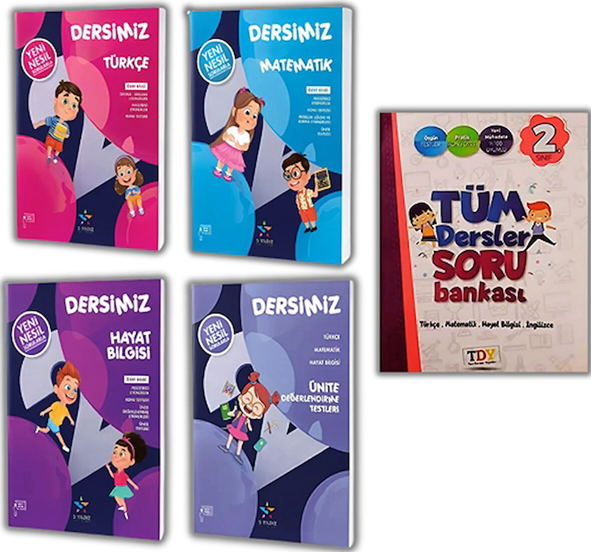 2. Sınıf Eğitim Seti (HEDİYELİ) 5 Yıldız Yayınları