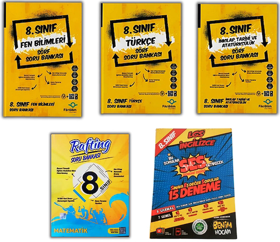 8. Sınıf Soru Bankası Seti (Fikribilim Yayınları)