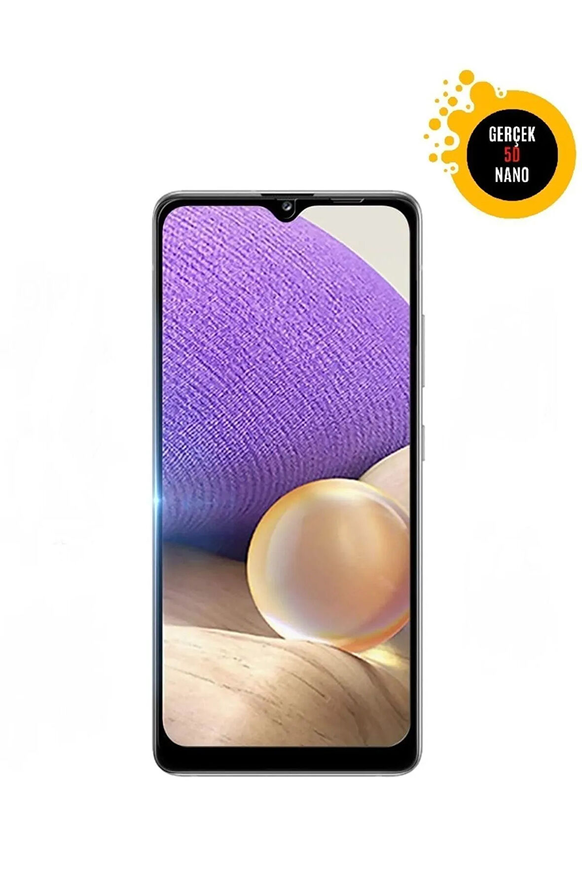 Samsung Galaxy A23 Uyumlu Tam Kaplayan Nano Ekran Koruyucu Kırılmaz Cam - Ultra Şeffaf