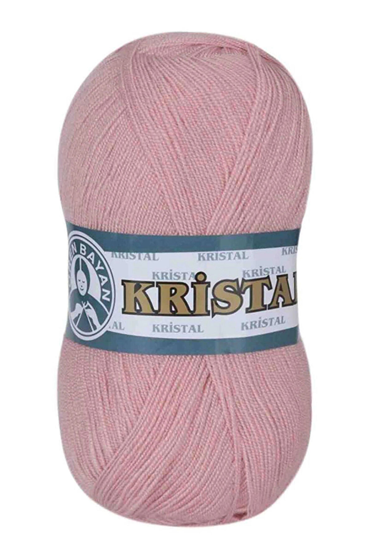 Ören Kadın Kristal El Örgü İpi Açık Pembe 001