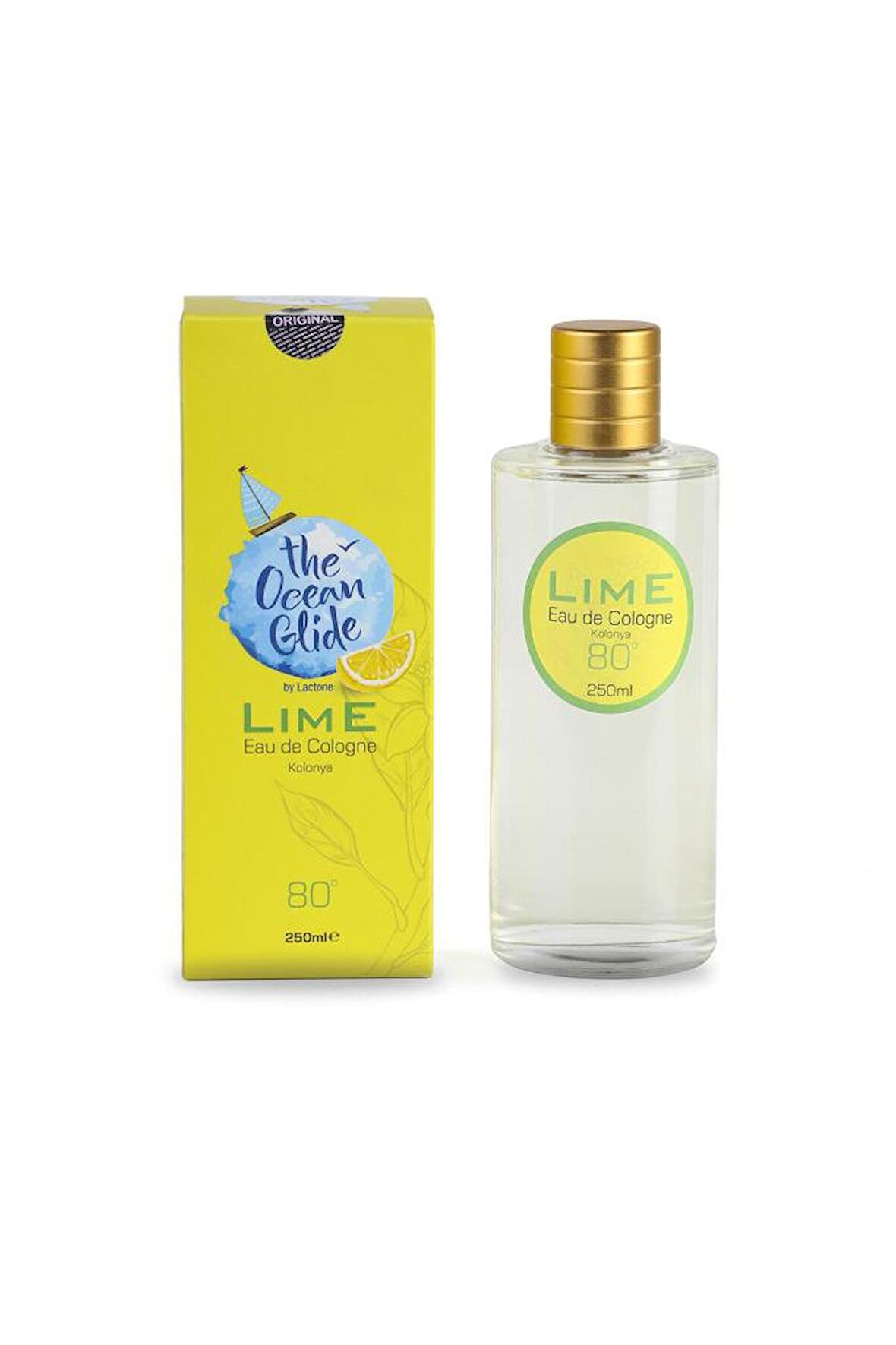 Ocean Glide Limon Kolonyası 80 Derece Pet Şişe 250 ml