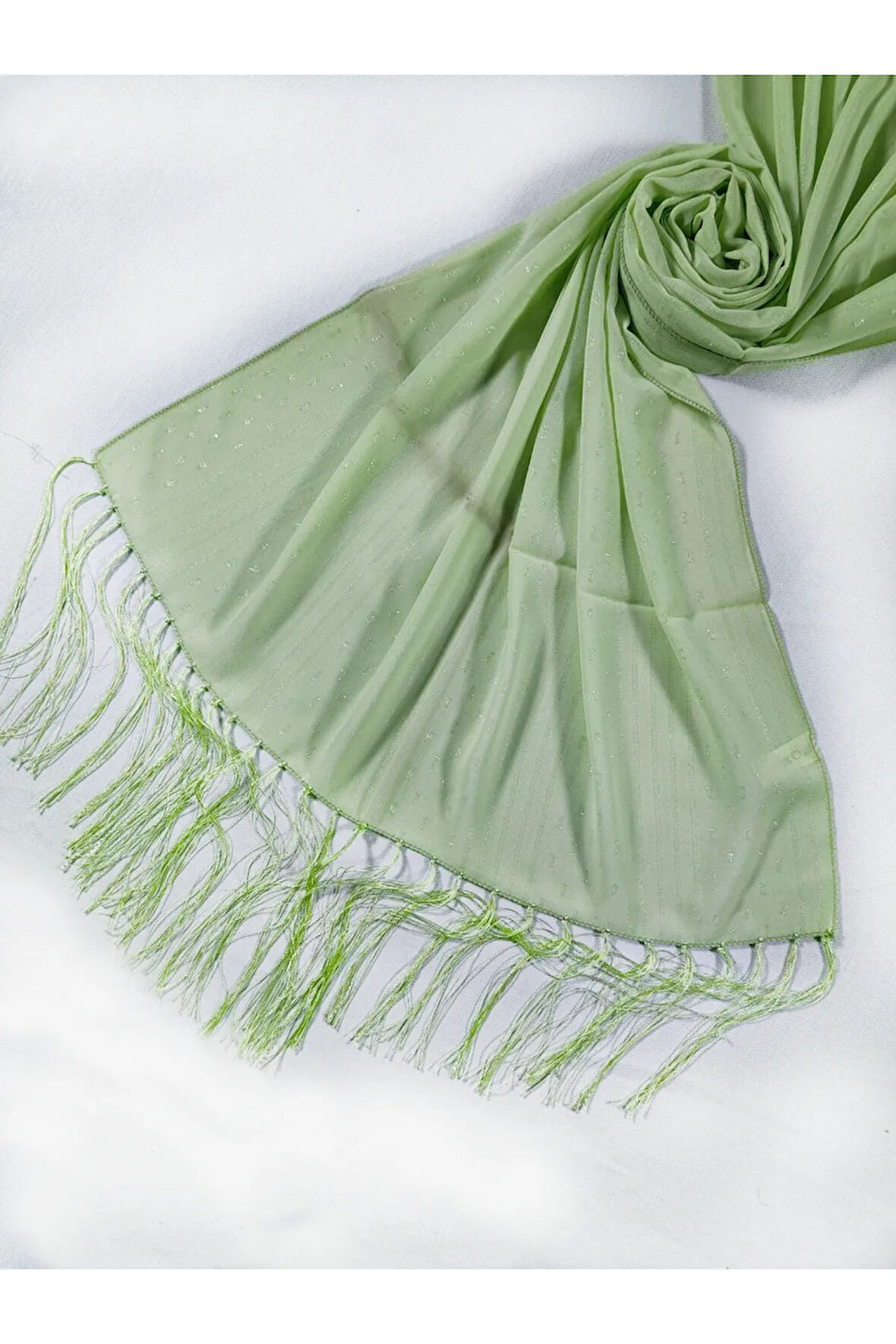 Mısırlı Eşarpları Abiye Omuz Şalı Hafif Kusurlu - Outlet Üründür