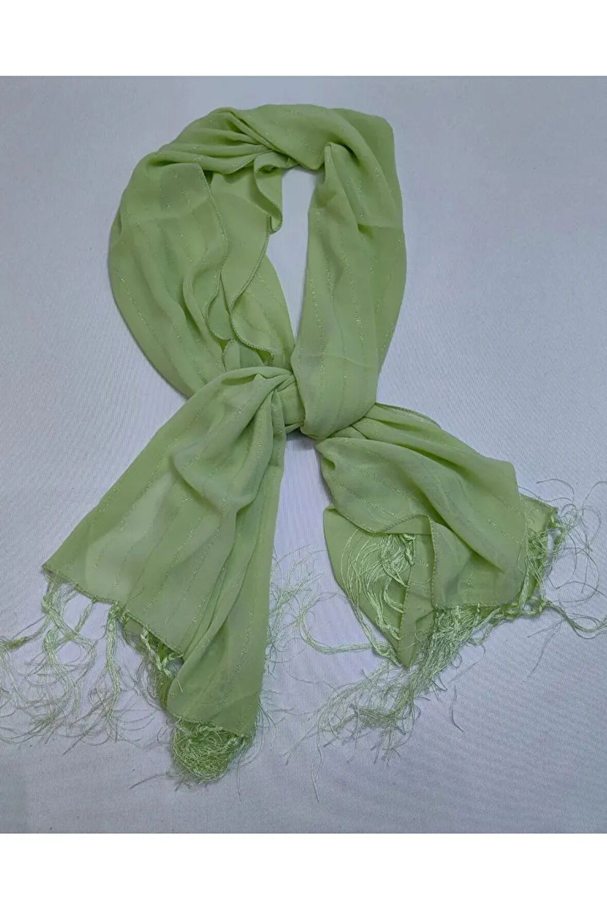 Mısırlı Eşarpları Abiye Omuz Şalı Hafif Kusurlu