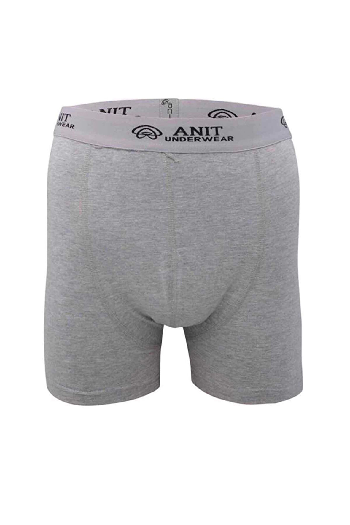 biçomi Kısa Paça Likralı Erkek Boxer Gri - 1115A