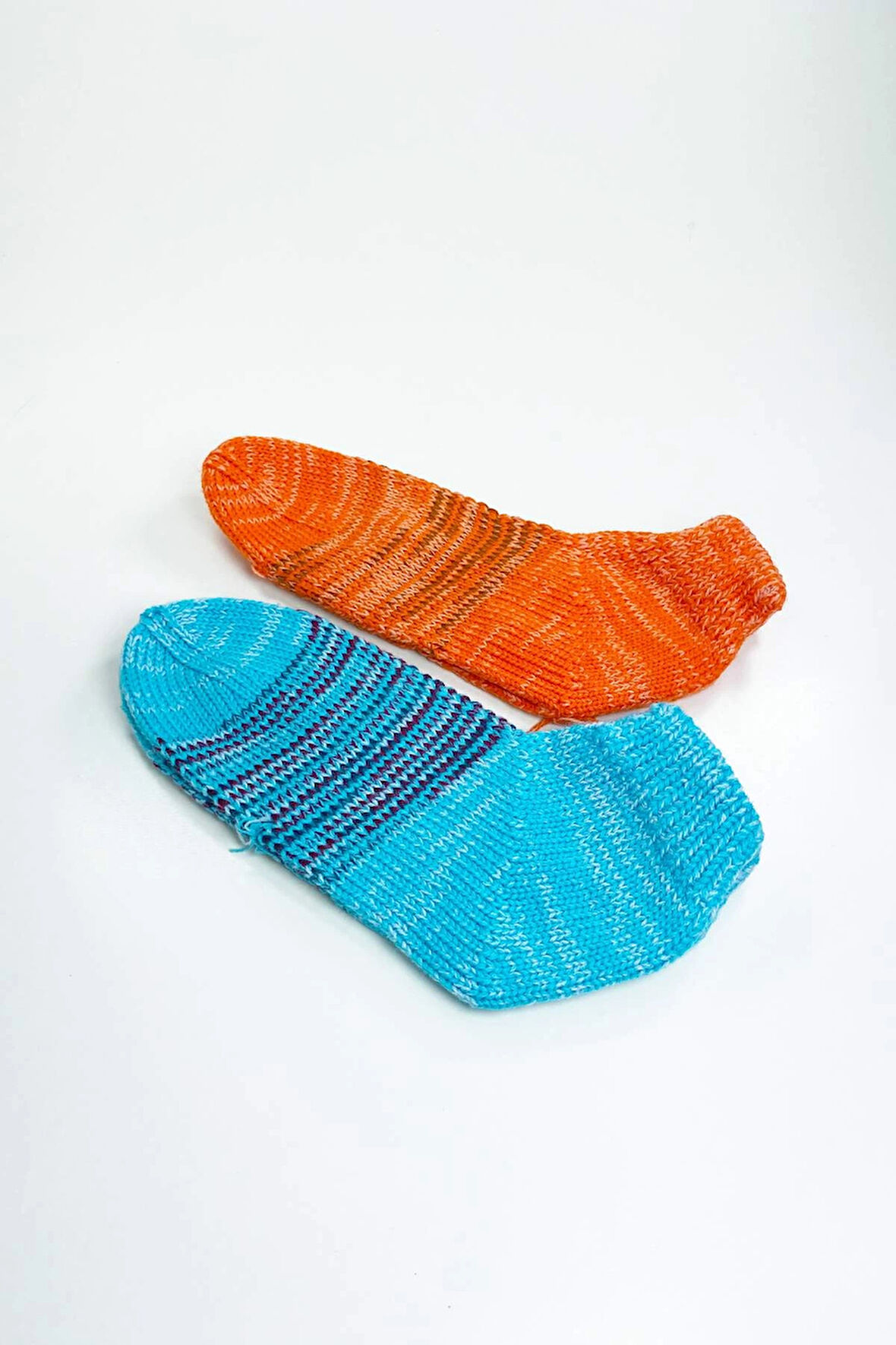 biçomi 2 Çift El Örgüsü Kışlık Şık Kadın Yün Patik Set 13