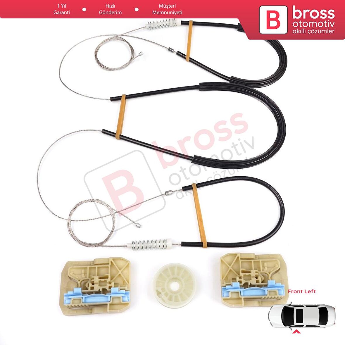 Audi A4 S4 B8 8KH 8K5 8K2 2008-2015 4/5 Kapı 8K0837461 İçin Elektrikli Ön Sol Cam Kriko Tamir Seti