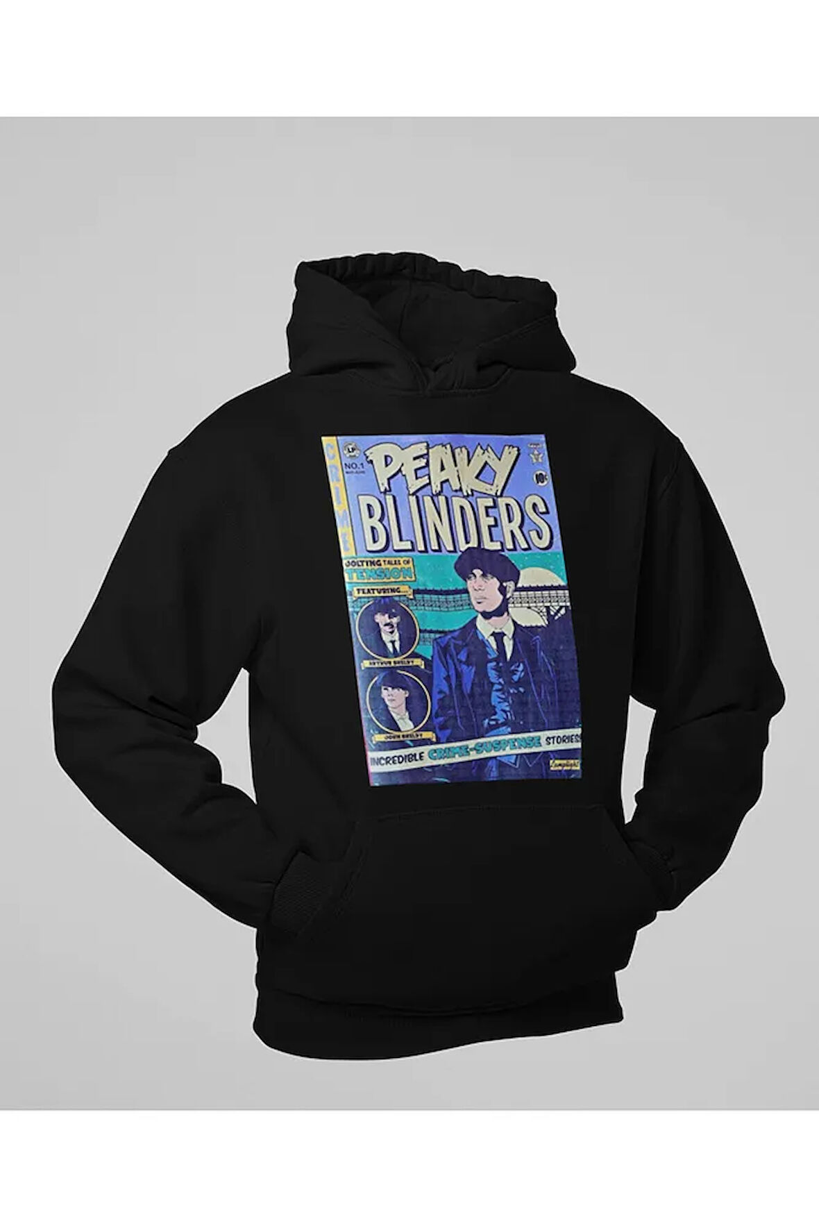 Peaky Blinders Baskılı Unisex Oversize Dizi Hoodie