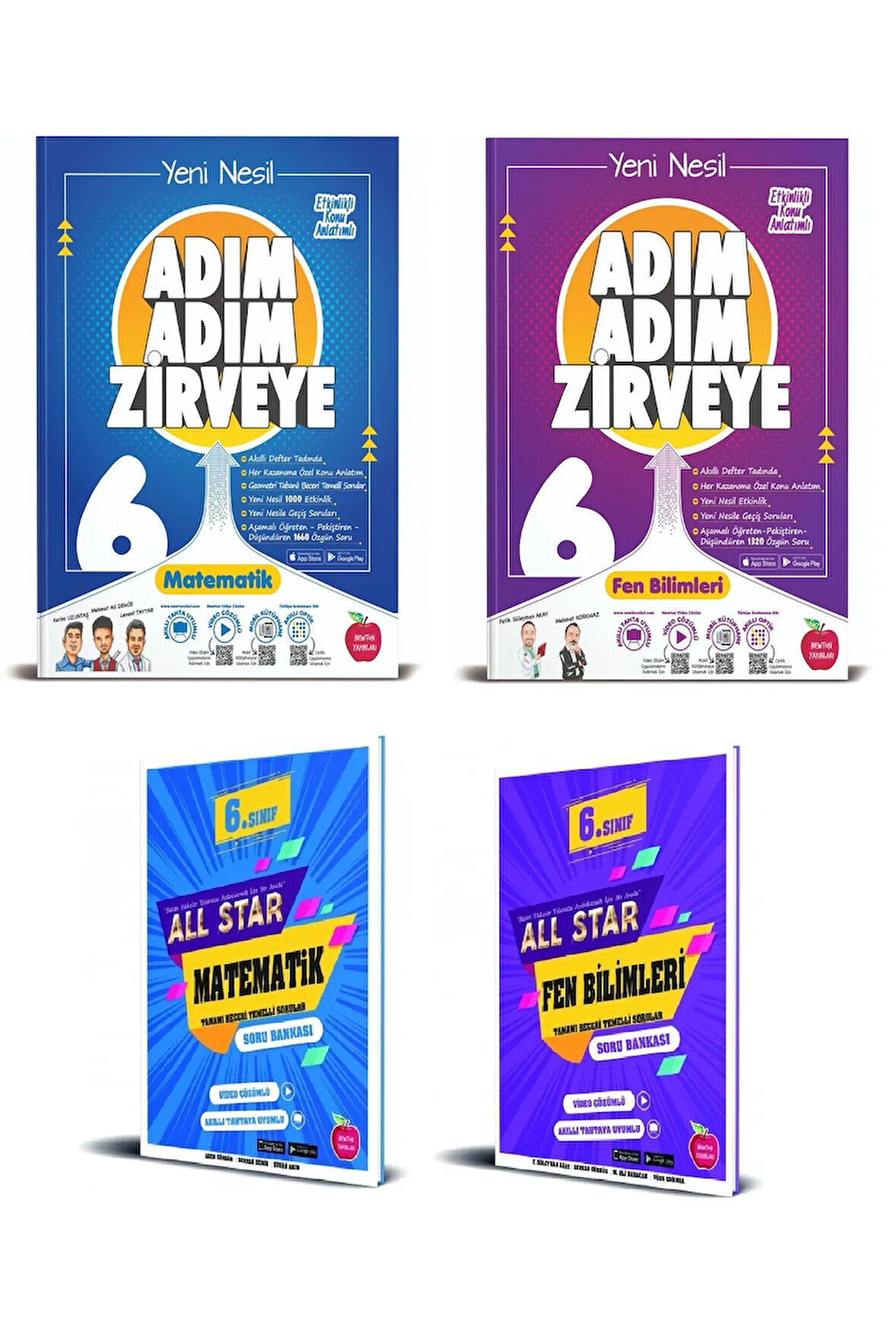 Newton 6. Sınıf All Star Adım Adım Matematik Fen Bilimleri Set