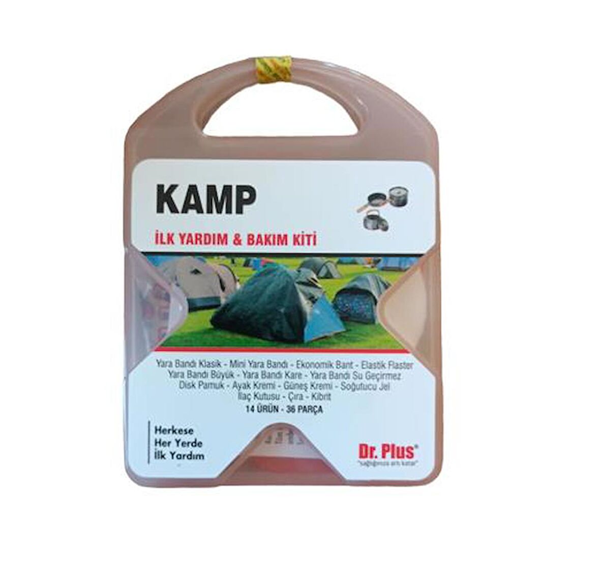 Dr Plus Kamp Outdoor İlk Yardım Bakım Kiti MiniKit 14 Ürün 36 Parça