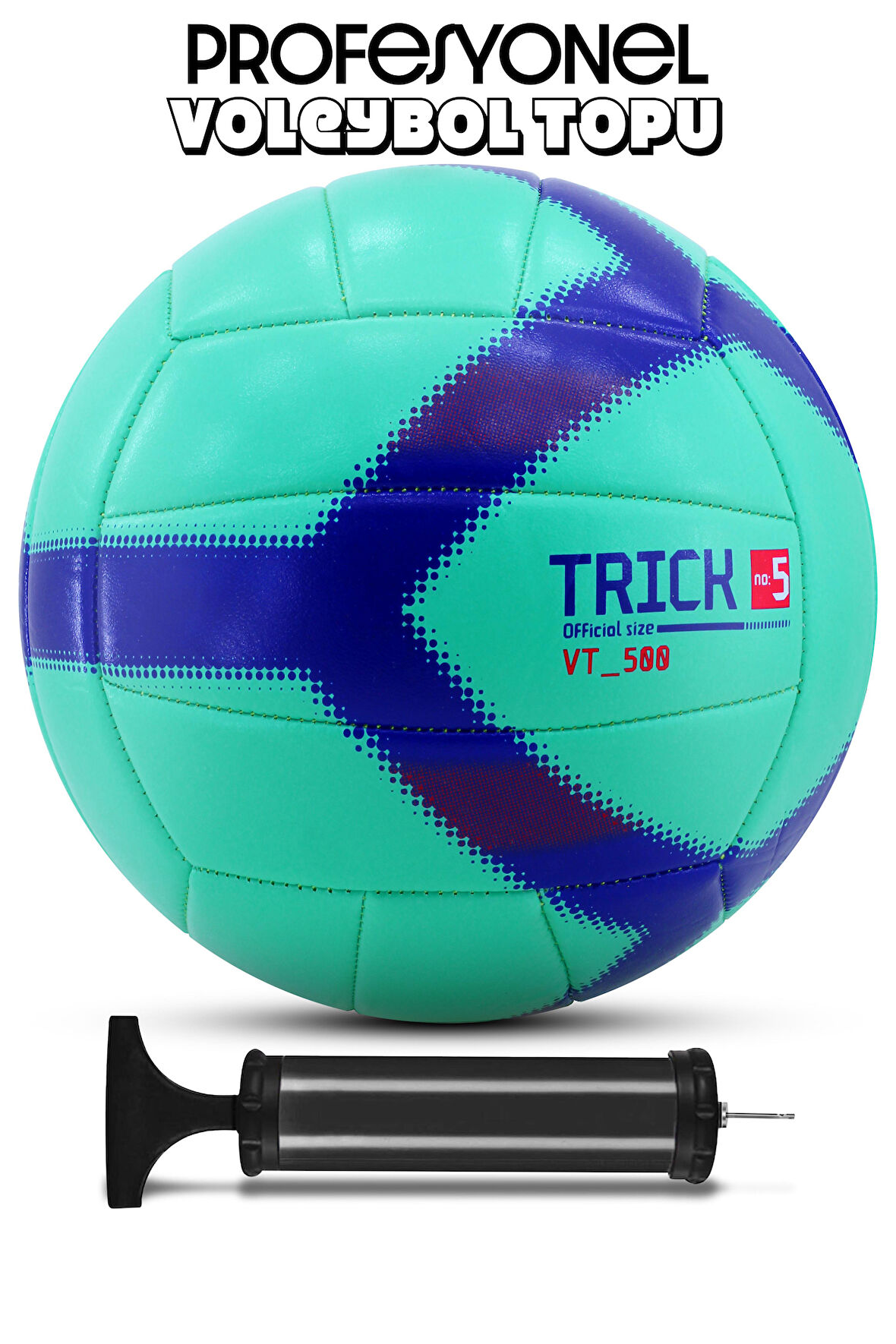 Telvesse VT-500 Trick Voleybol Topu Pompalı Yumuşak Doku Semi-Pro İç-Dış Mekan Soft Touch No:5 270 g