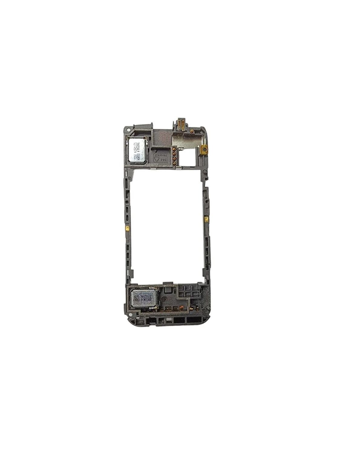 Nokia 5800 Orta Kasa Kapak 5800 Uyumlu Siyah Renk Orta Kasa Zil Sesi Hoparlör Şarj Soketi Kamera Flash