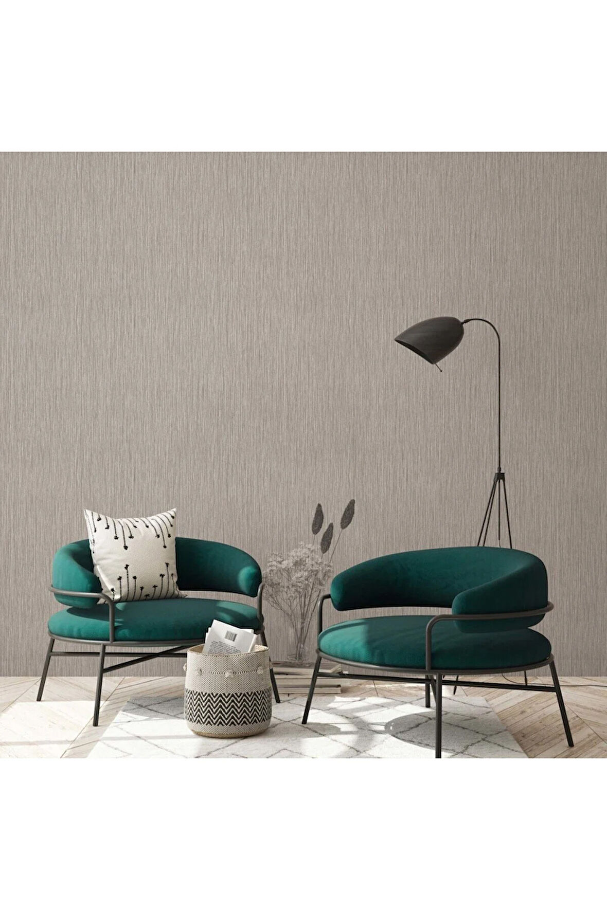 Minimalist Dokulu Duvar Kağıdı, Bej, Krem Ephes 5801-7, 10,60 M²