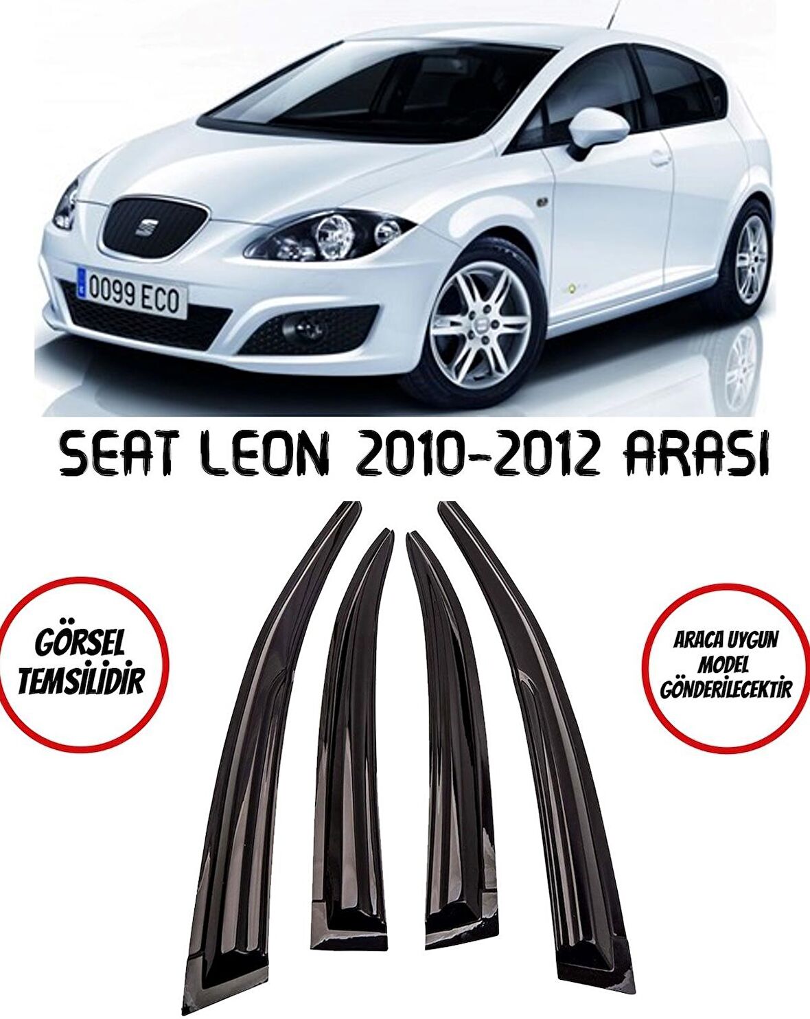 Balp Seat Leon Cam Rüzgarlığı 4lü 2010-2012 Arası