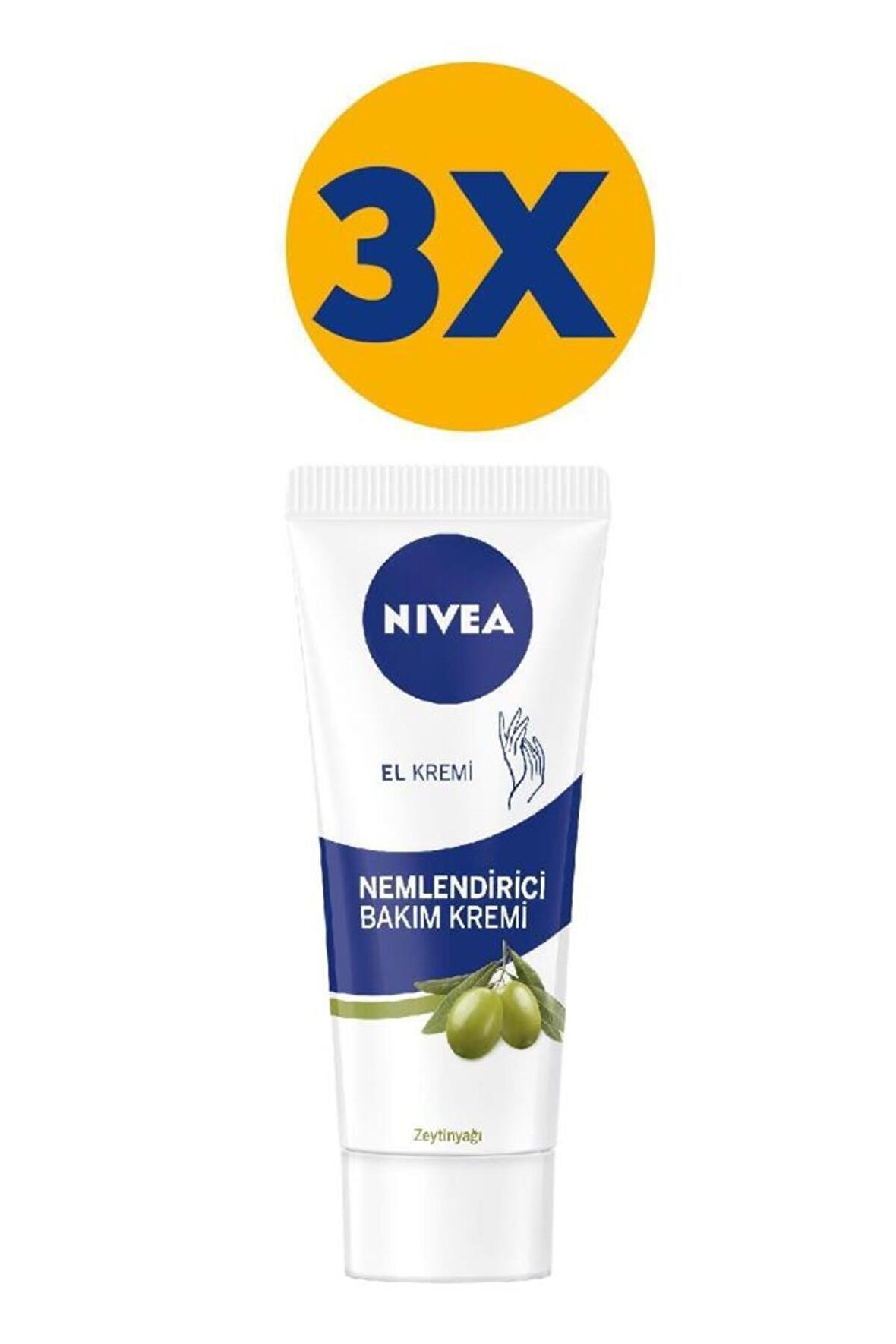 Nivea Nemlendirici Bakım El Kremi 75ml - Zeytin Yağı X3