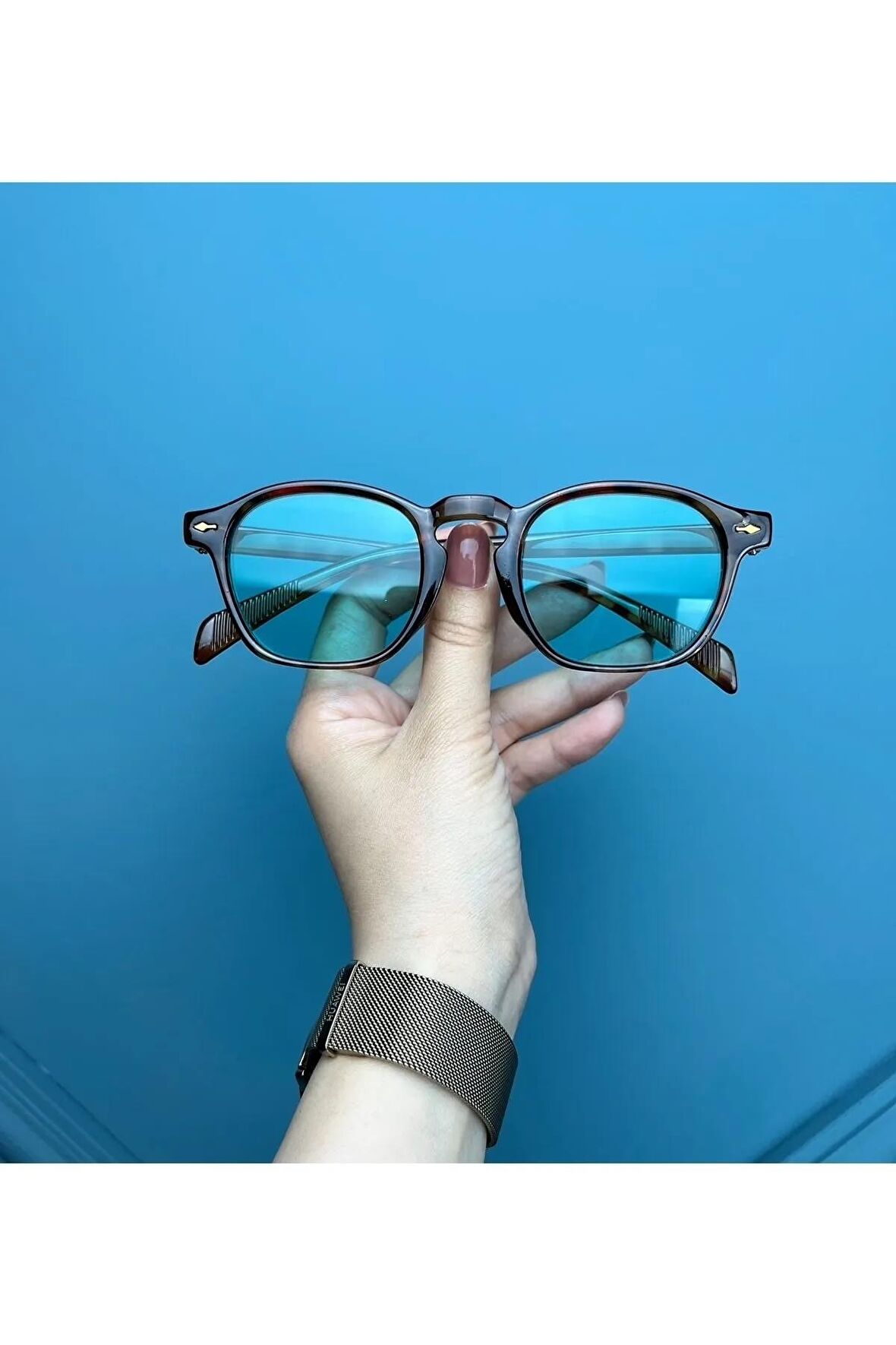 Güneş Gözlüğü Uv400 Korumalı Unisex Erkek Kadın Sunglasses Eyewear Vintage Yalı Çapkını Model