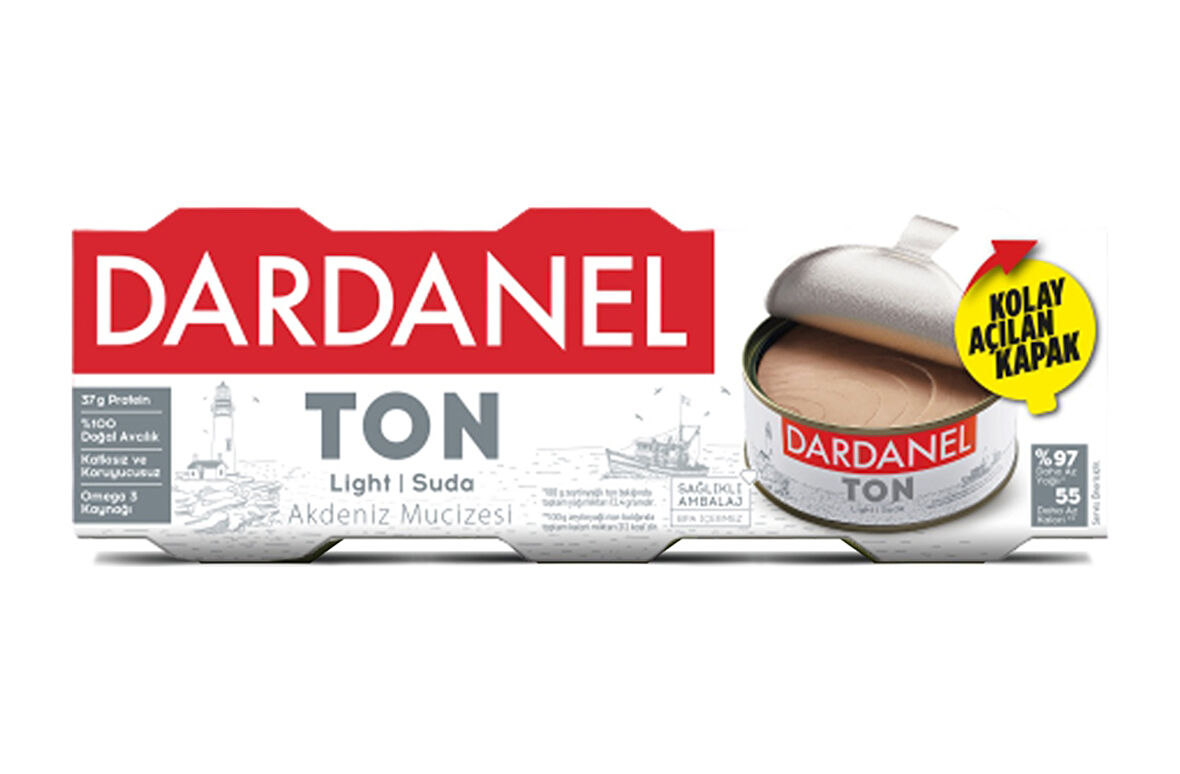 Dardanel Light Akdeniz Mucizesi Ton Balığı 5'li 3 x 75 G