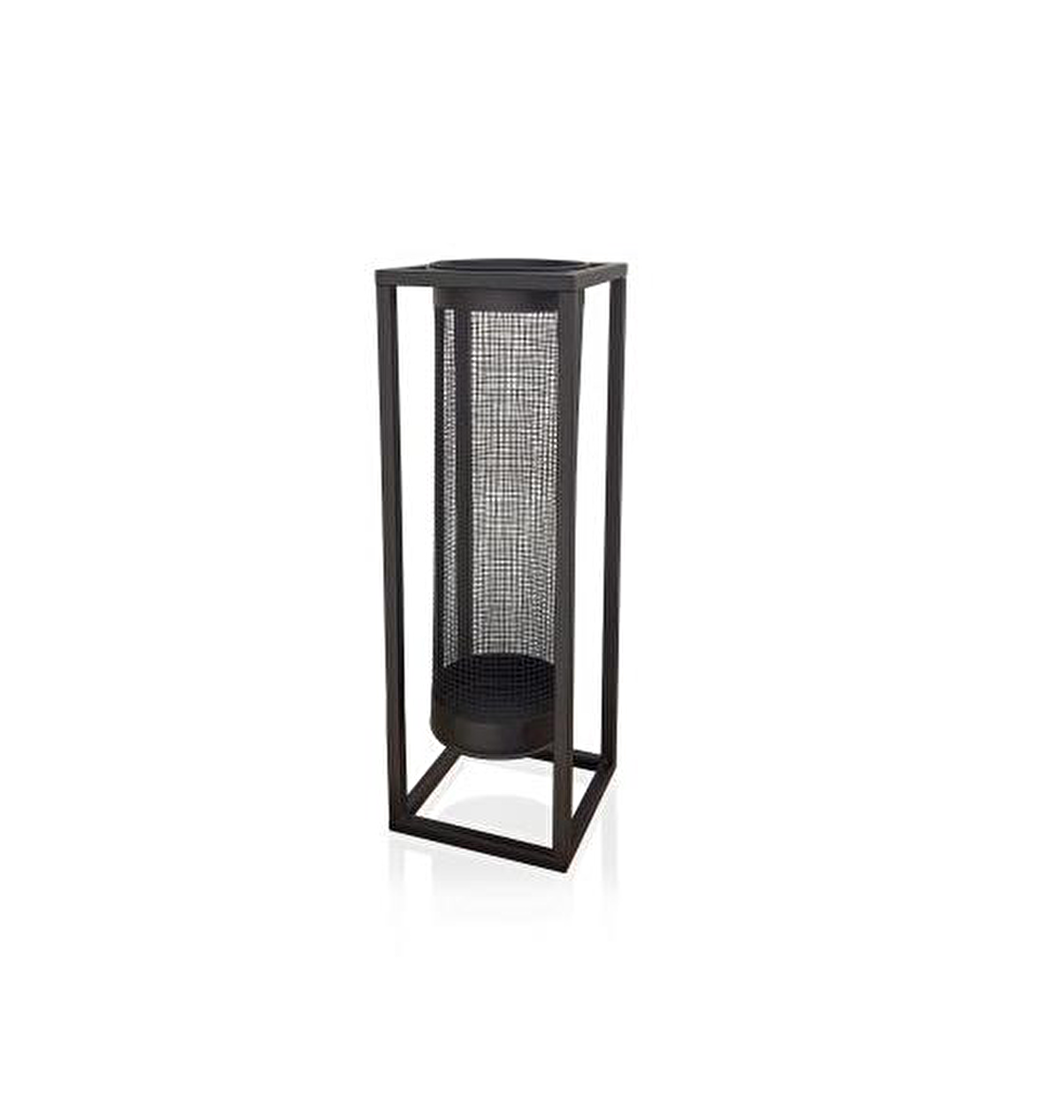 The mia fener vazo - 50 cm galvaniz vazo siyah glv0393