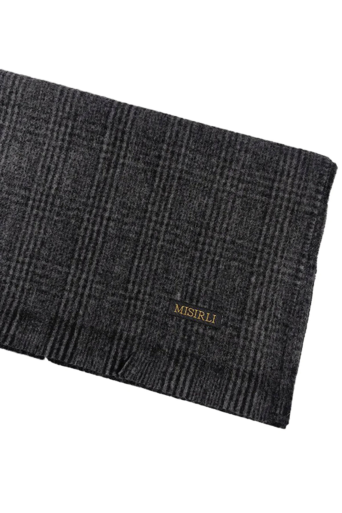 Mısırlı Eşarpları Erkek Yünlü Ekose Kaşkol ( Atkı )