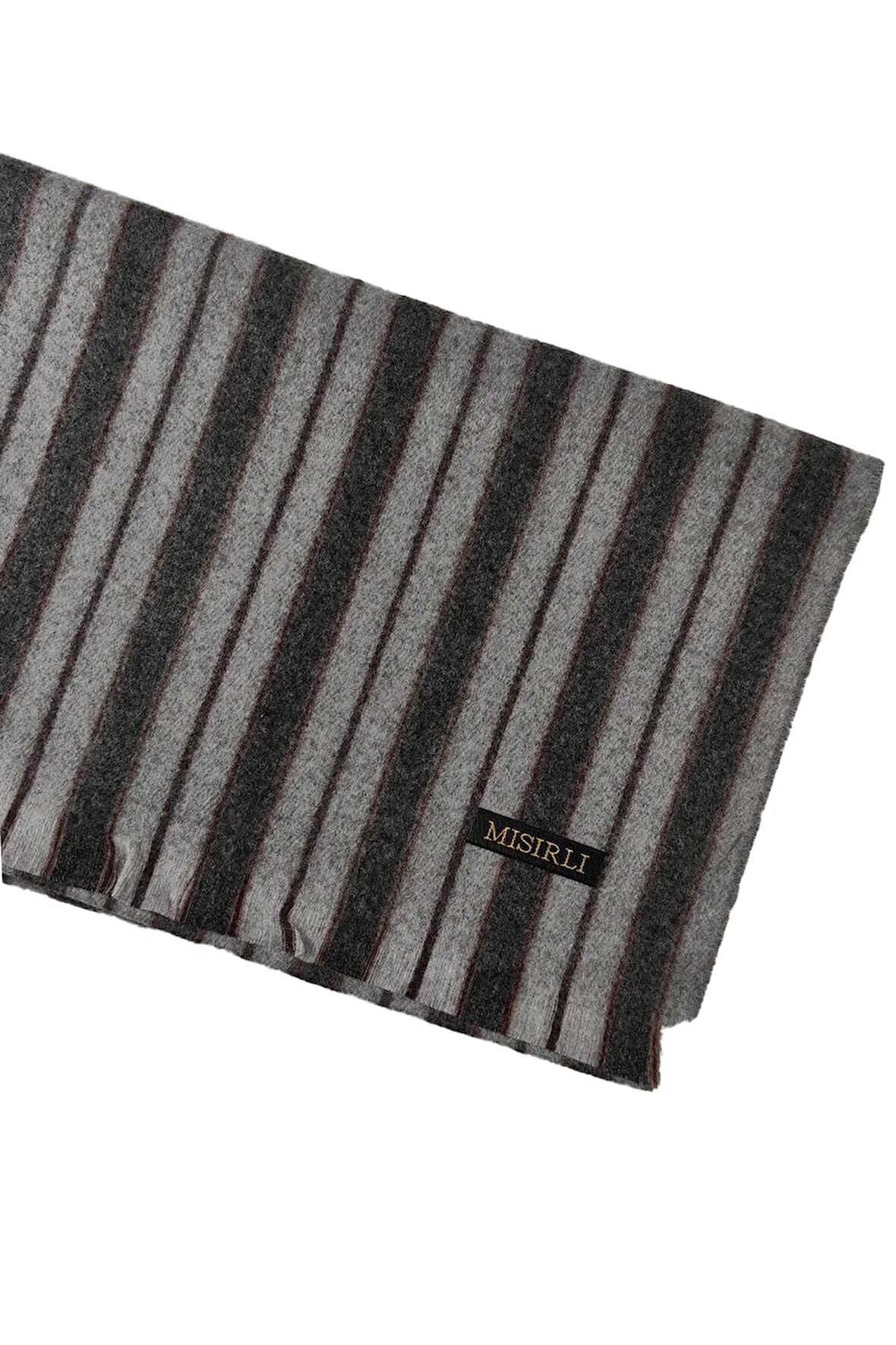 Erkek Yünlü Çizgili Kaşkol ( Atkı )