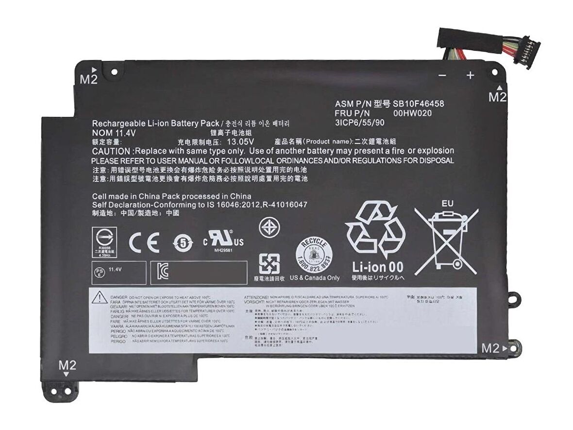 Lenovo ThinkPad TP00079A Yoga 14 Notebook Batarya Laptop Pil