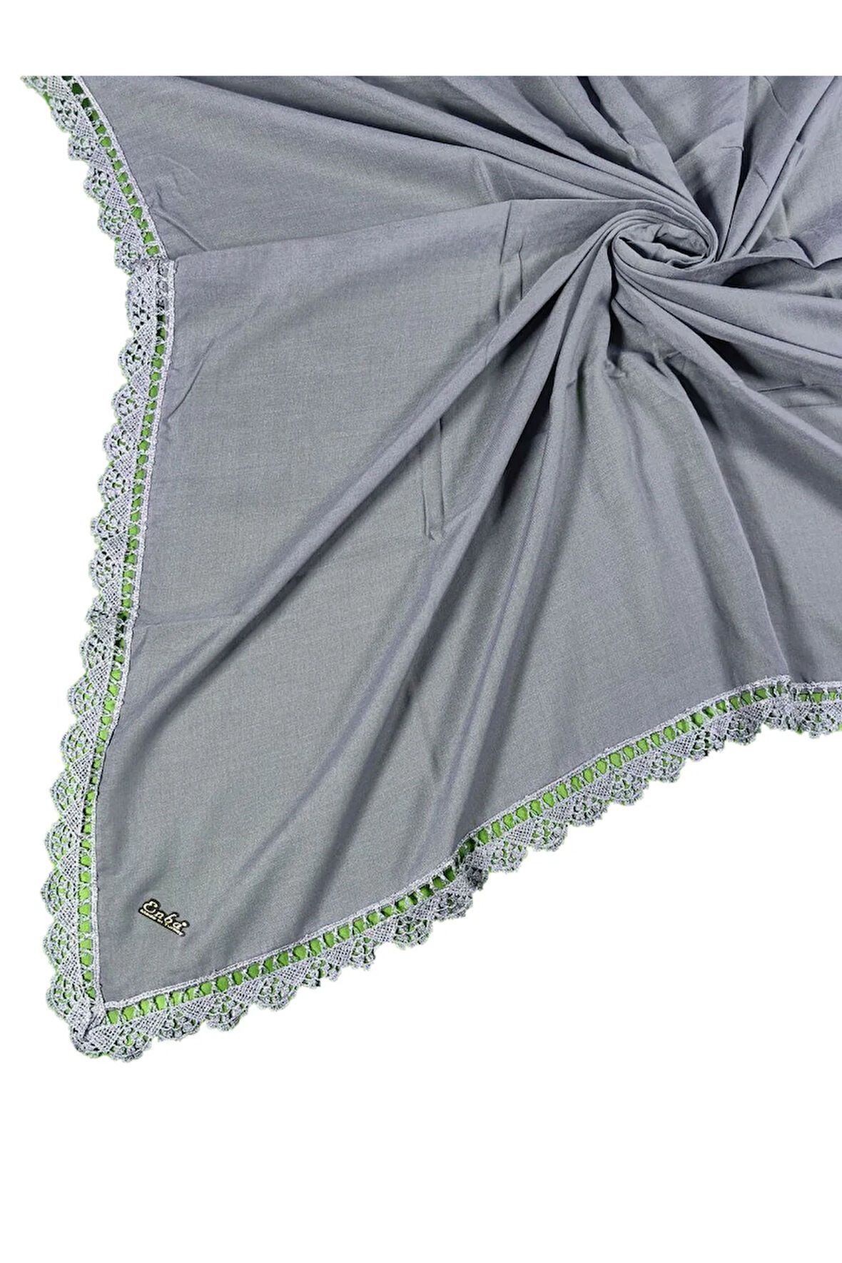 Enba Pamuklu İğne Oyalı Namaz ve Mevlüt Örtüsü 110x110 cm