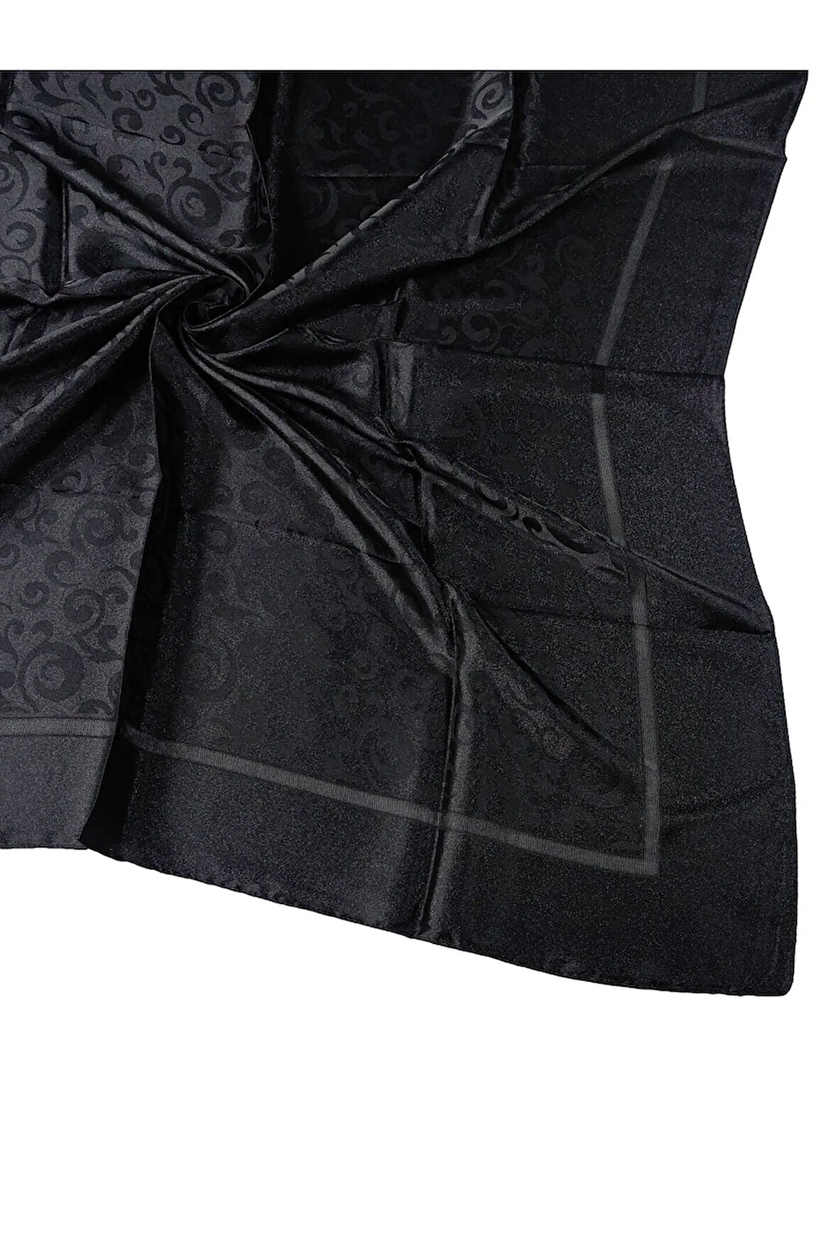 Mısırlı Eşarpları Kristal Devore Jakarlı Eşarp