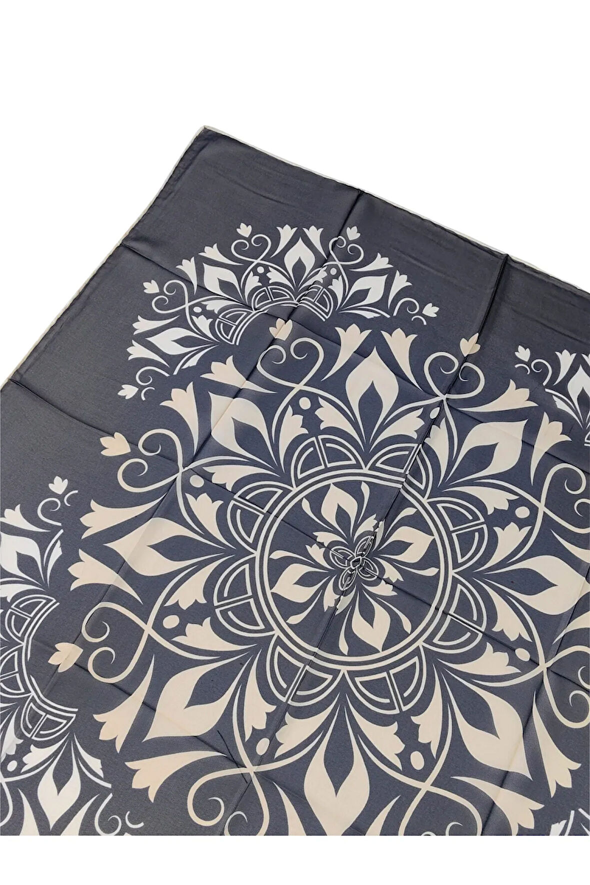 Mısırlı Eşarpları Emprime Krep Etnik Desen Eşarp