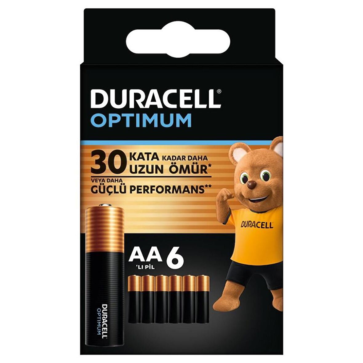 Duracell Optimum AA 6'lı Kalem Pil