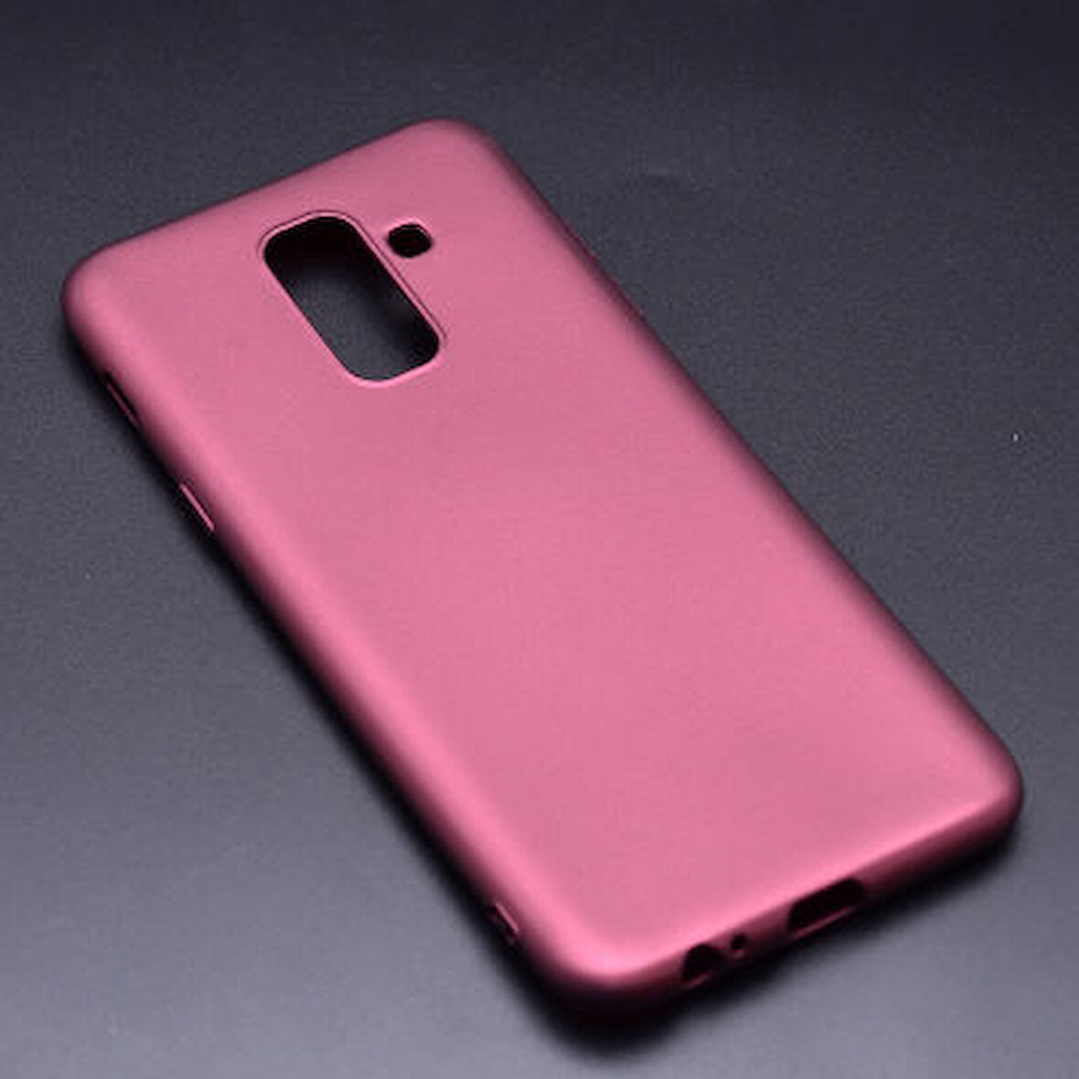 Samsung Galaxy A6 Plus 2018 Kılıf Esnek Yapılı İnce Slim Silikon Kapak RYC/Premier
