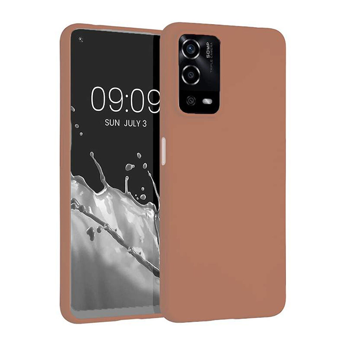 Oppo A55 4G Kılıf Esneyebilen Şık Sofina Silikon Kapak