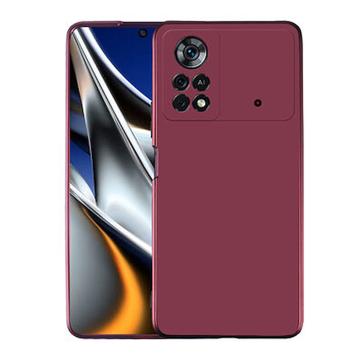 Poco X4 Pro 5G Kılıf Esnek Yapılı İnce Slim Silikon Kapak RYC/Premier