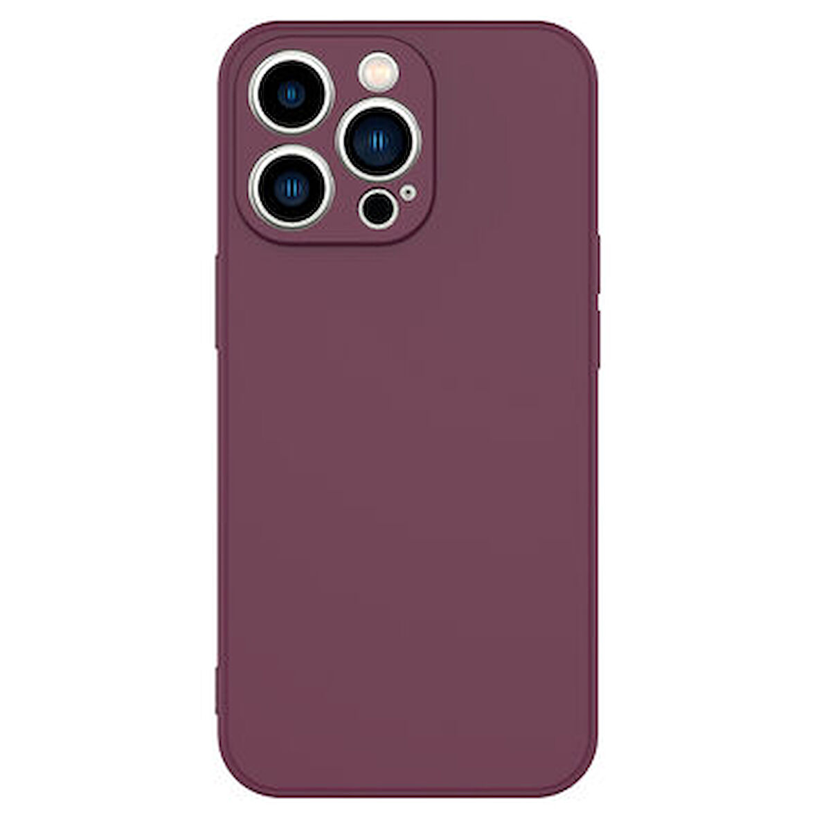iPhone 13 Pro Max İçi Kadife Dolgulu Şık Candy Lansman Silikon Kılıf