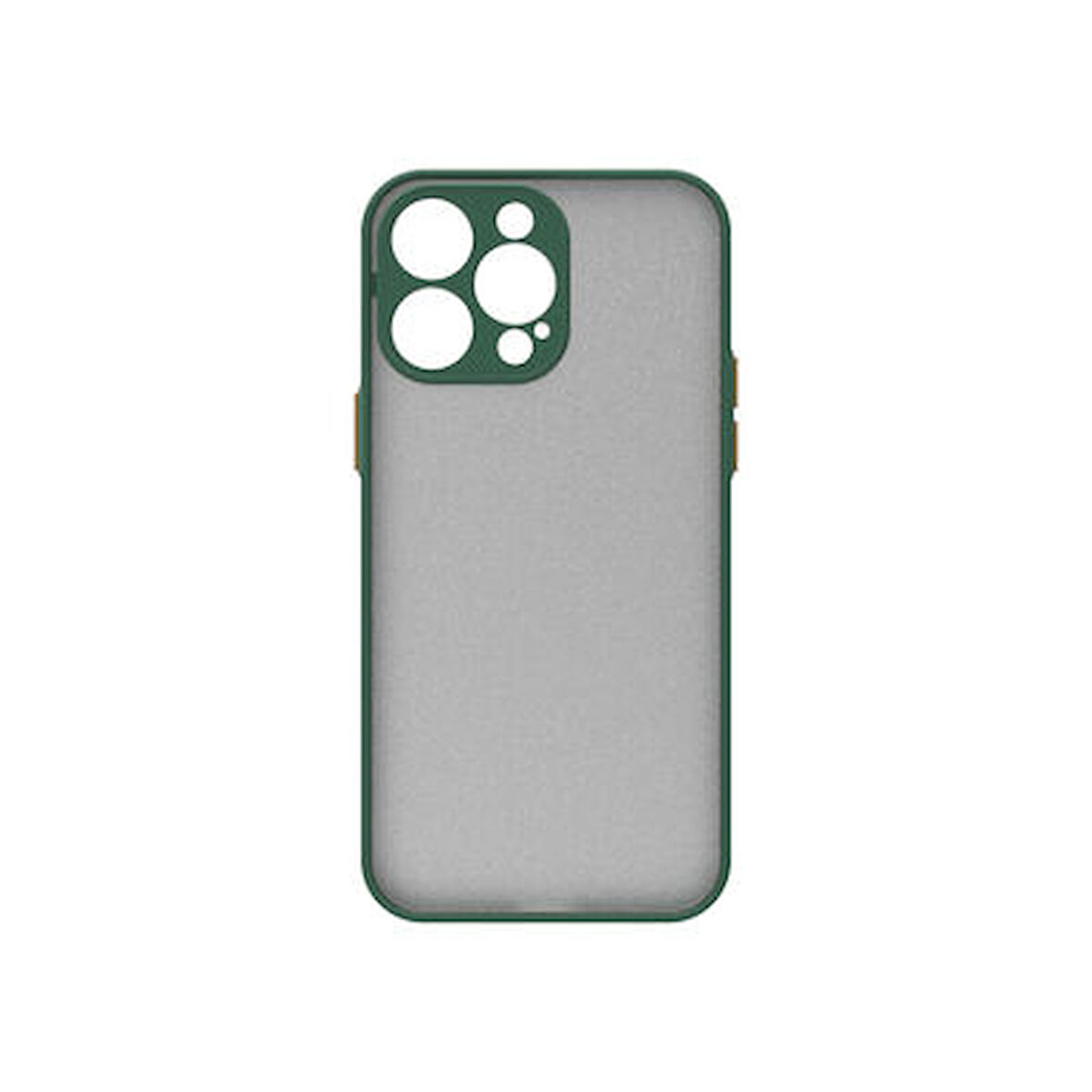 iPhone 14 Pro Max Kenarları Renkli Arkası Buğulu Şık Hux Silikon Kılıf