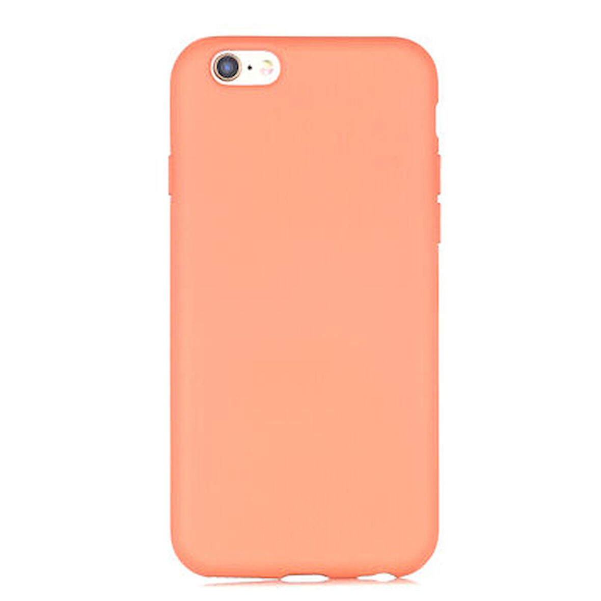 iPhone 6S İçi Kadife Dolgulu Şık Candy Lansman Silikon Kılıf