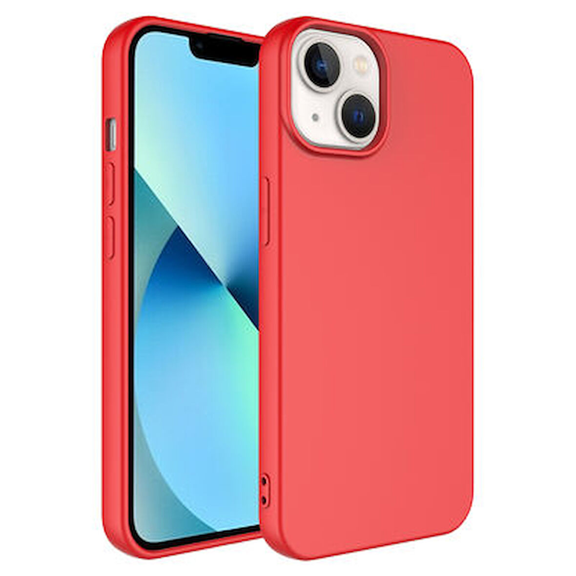 iPhone 14 Plus Kılıf İçi Kadife Dolgulu Kasayı Çizmeyen Sweetish Lansman Premium Kapak