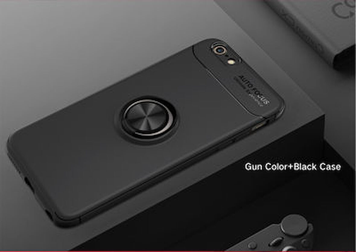 iPhone 6S Plus  Kılıf Yüzüklü Sağlam Esnek Ringo Silikon Kapak