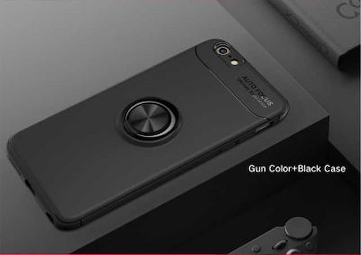 iPhone 6S  Kılıf Yüzüklü Sağlam Esnek Ringo Silikon Kapak