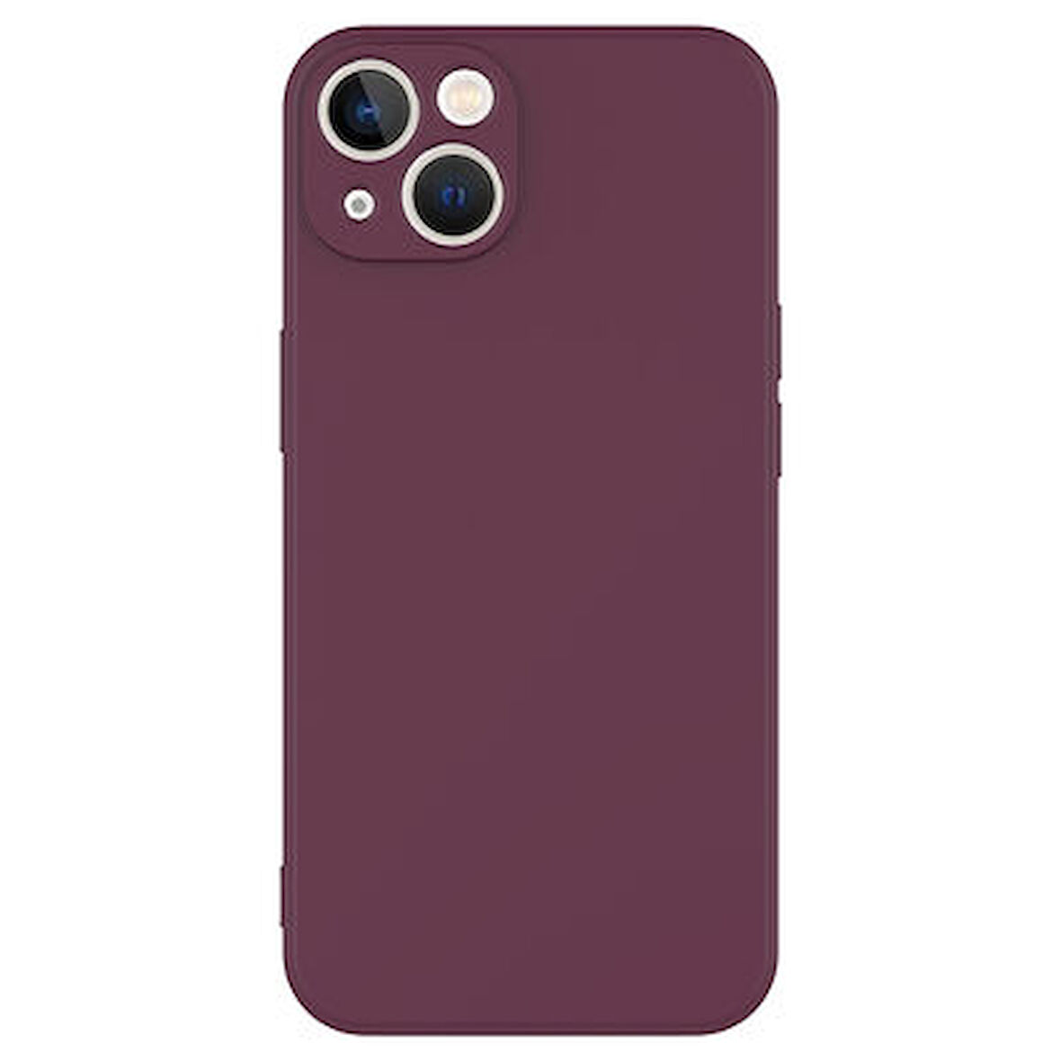 iPhone 13 Kılıf İçi Telefonu Çizmeyen Kadife Kaplı Dışı Soft Yapılı Esnek Lansman Kapak RYC/Mara