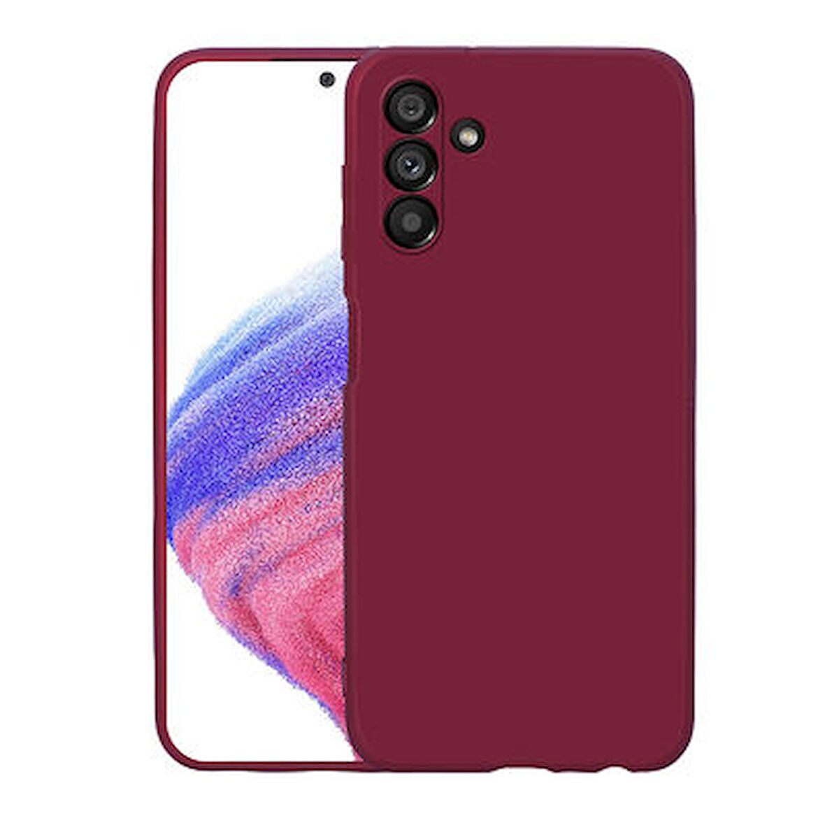 Samsung Galaxy A04S İçi Kadife Dolgulu Şık Candy Lansman Silikon Kılıf