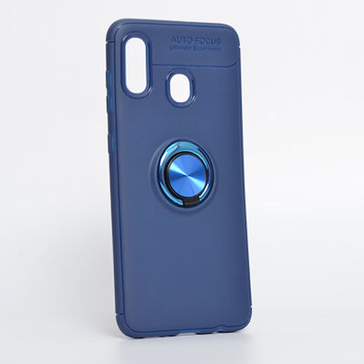 Samsung Galaxy A20  Kılıf Yüzüklü Sağlam Esnek Ringo Silikon Kapak