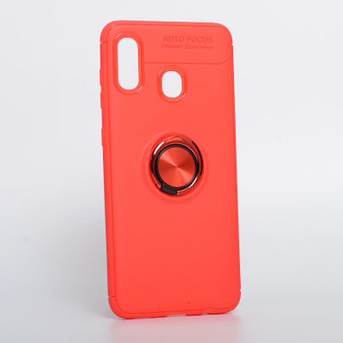 Samsung Galaxy A30  Kılıf Yüzüklü Sağlam Esnek Ringo Silikon Kapak